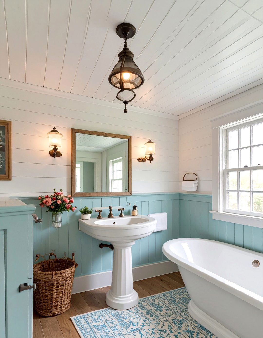 30 Unique Bathroom Ceiling Ideas to Elevate Your Space - We Love Home Blog