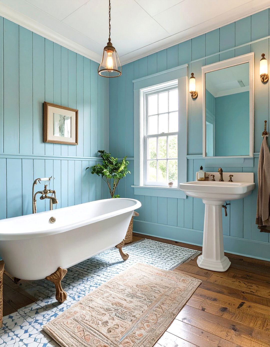 Beadboard Paneling Bathroom Walls - 30 bathroom wall ideas