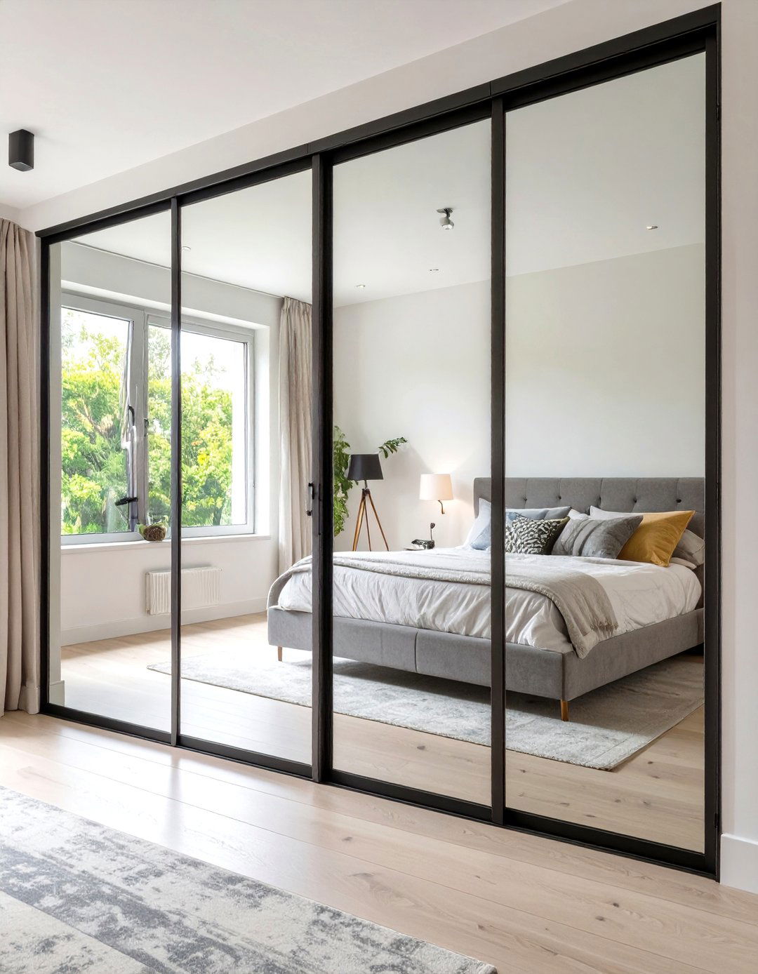 Bedroom Mirrored Closet Doors - 30 how to use mirrors in interior design ideas