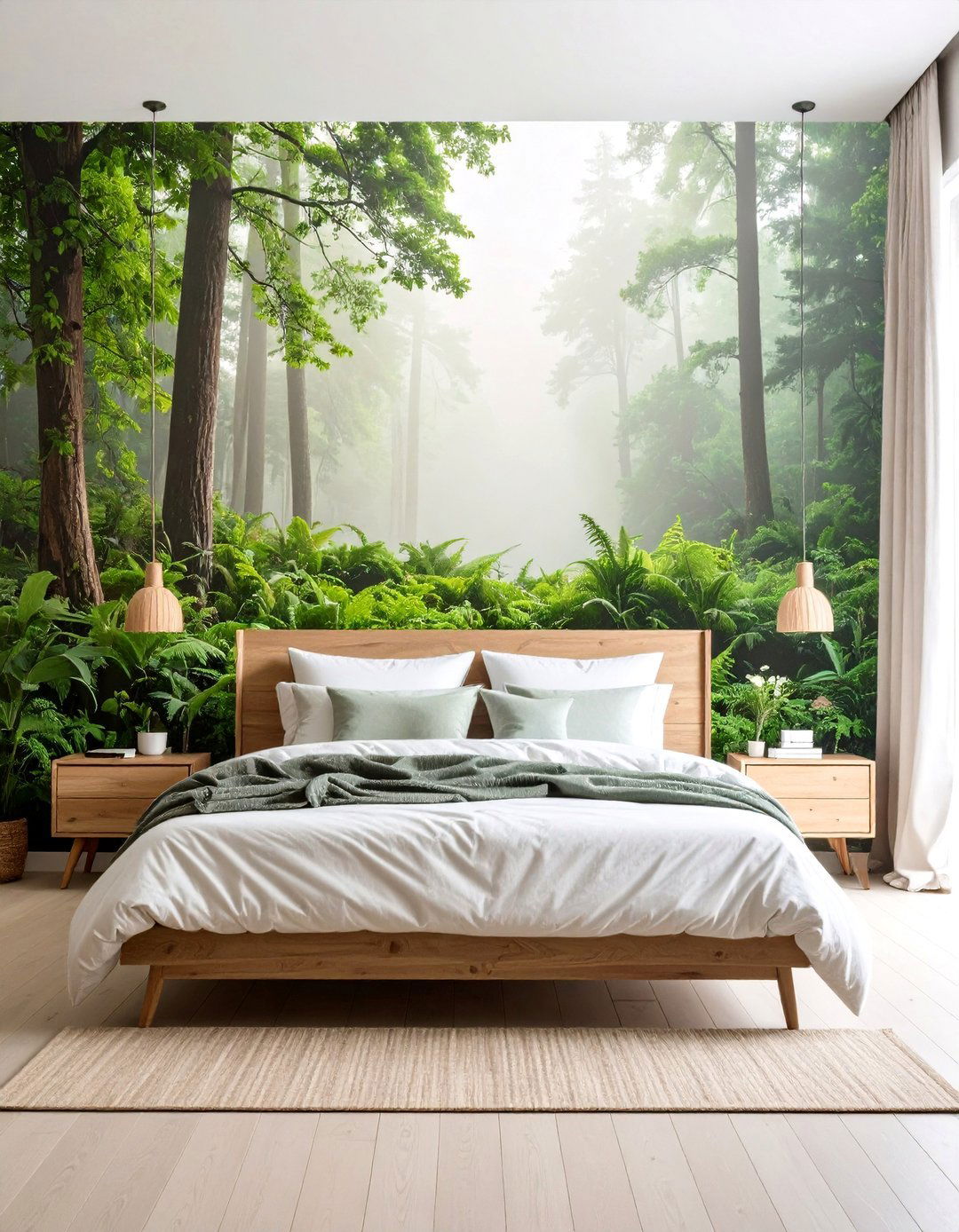 Bedroom Mural Wallpaper - 30 accent wall designs
