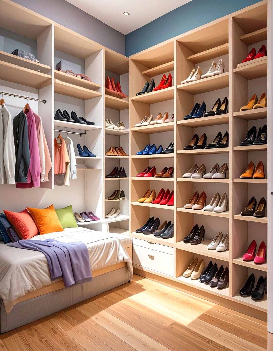Bedroom Nook Shoe Closet - 30 shoe closet ideas