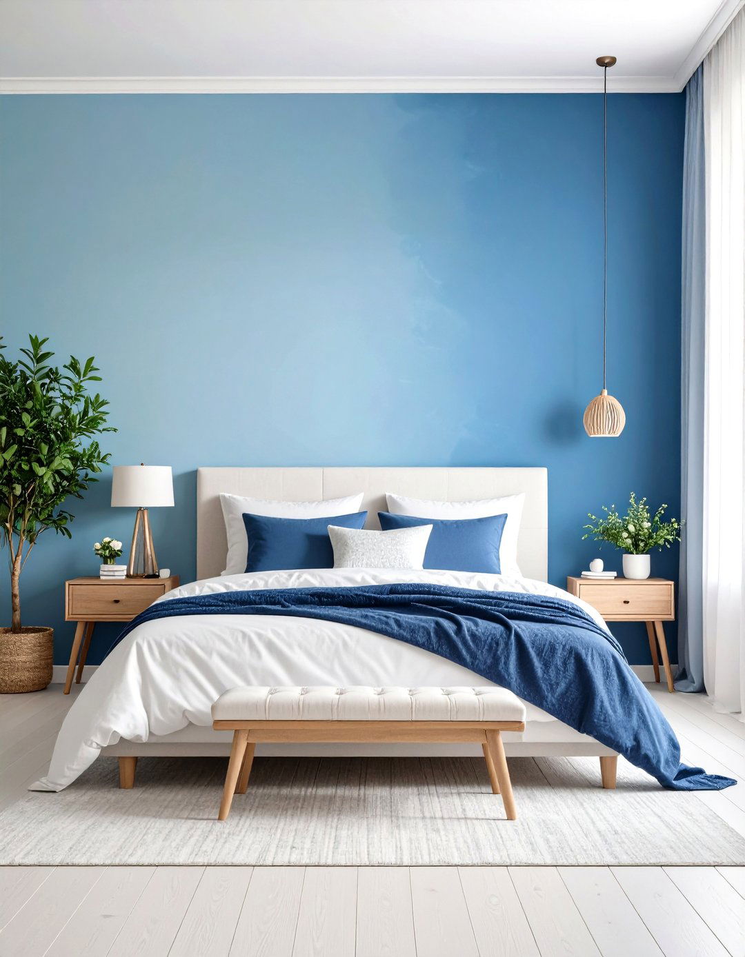 Bedroom Ombre Painted Wall - 30 ai accent wall design ideas