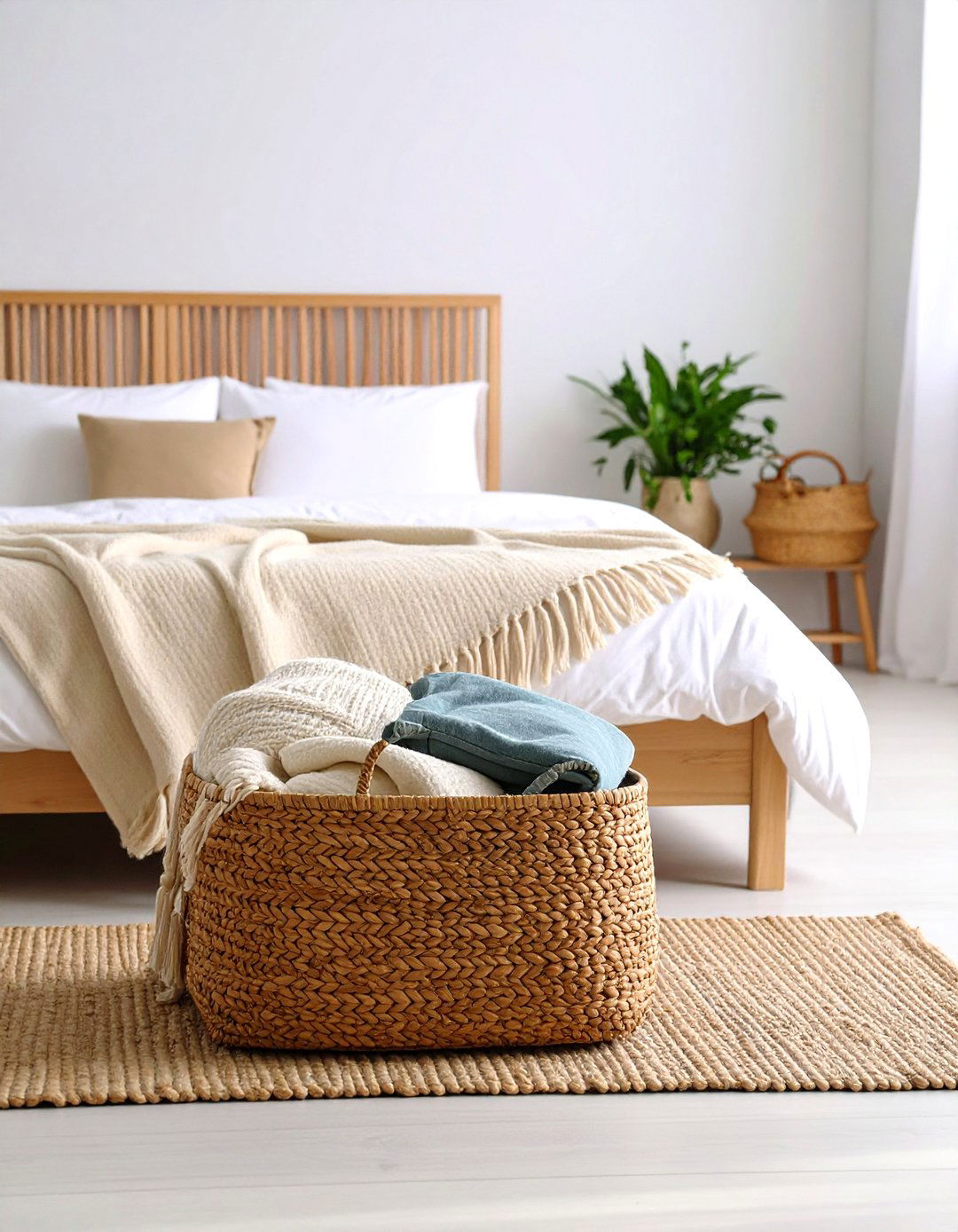 Bedroom Storage Baskets - 30 relaxing bedroom ideas