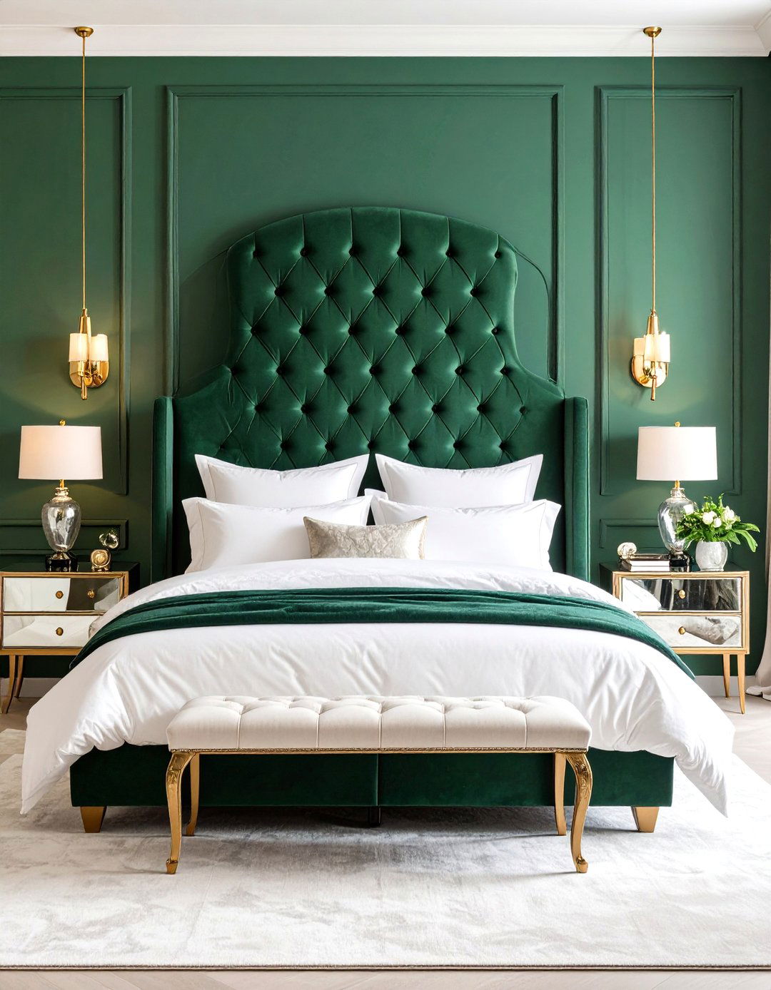 Bedroom Upholstered Wall Panels - 30 accent wall designs