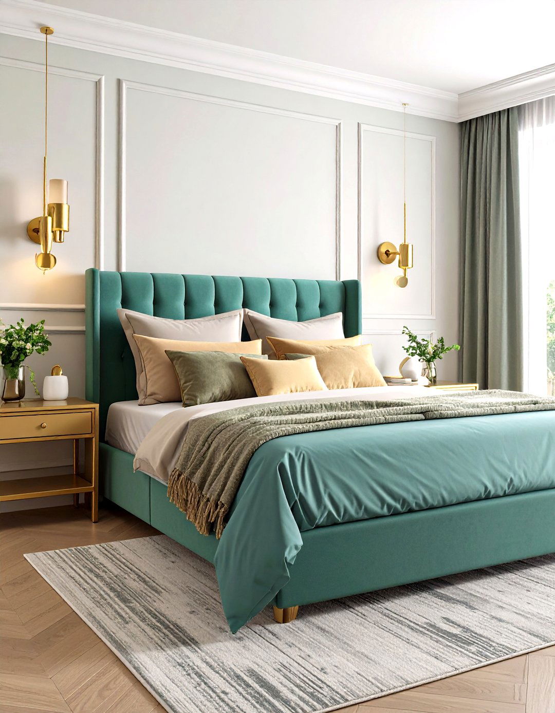 Bedroom with Integrated Bedside Lighting - 30 patricketsesfantomes.com what is interior design ideas