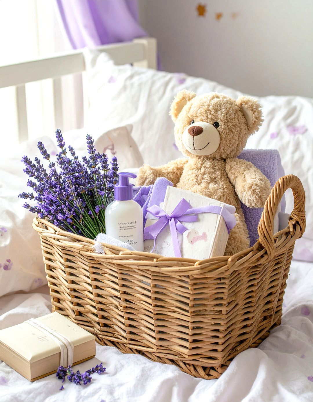 Bedtime Stories Baby Shower Basket - 30 unique baby shower basket ideas