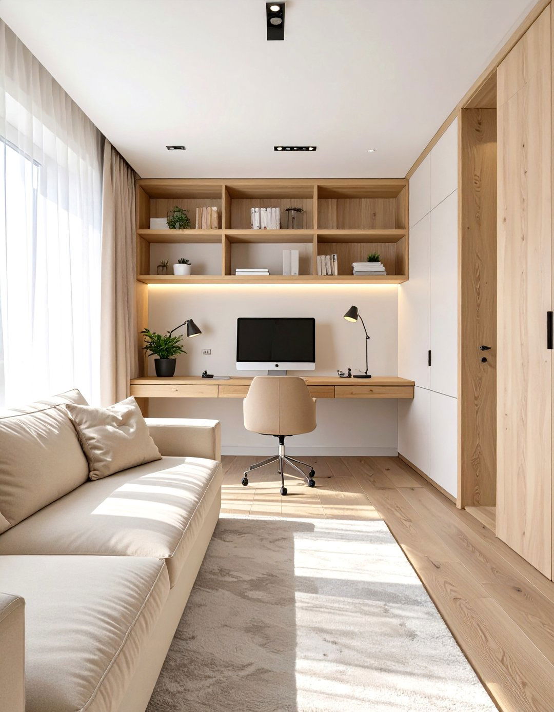 Behind the Sofa Small Office - 30 small office ideas for work