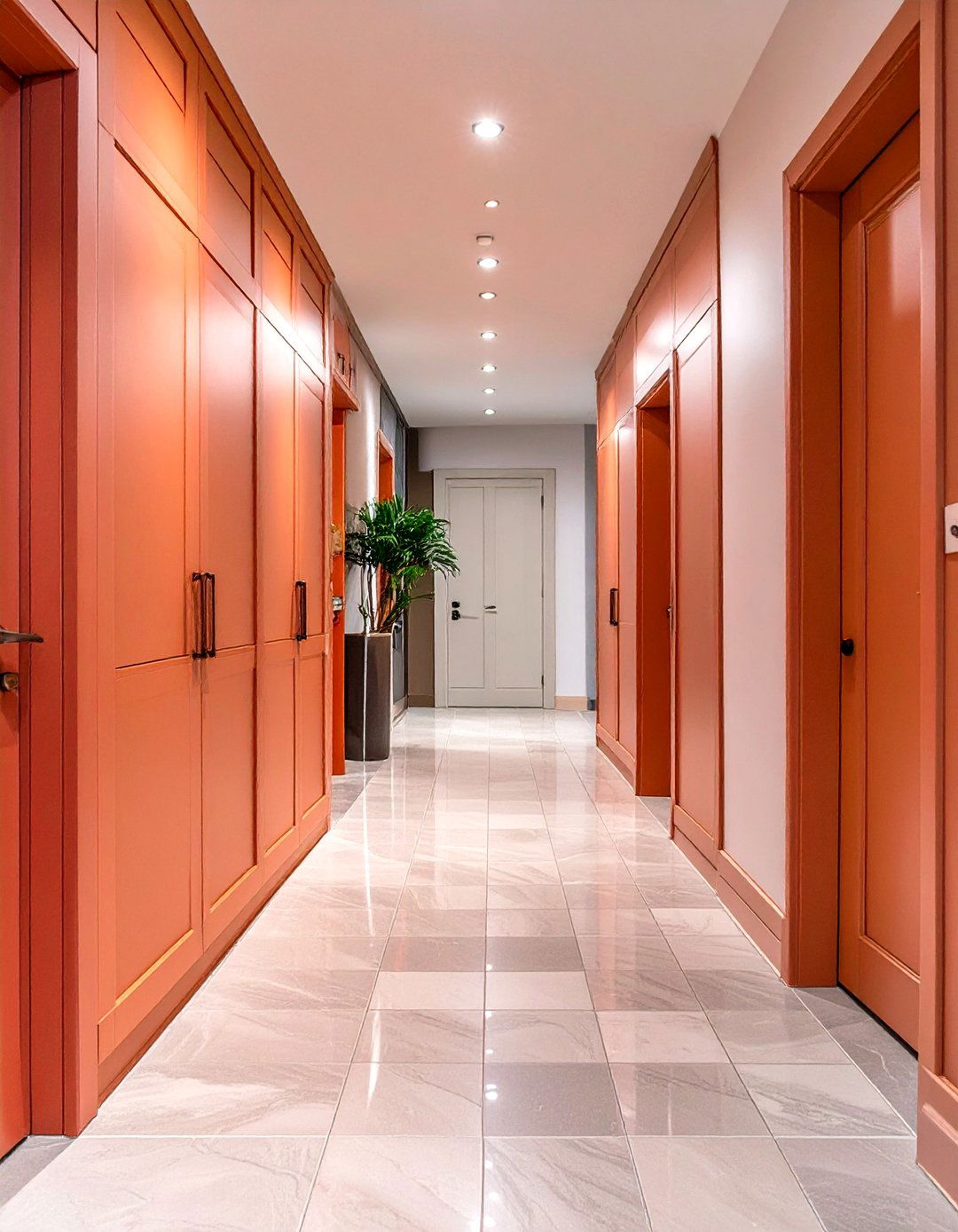 Bespoke Floor to Ceiling Cabinetry - 30 hallway storage ideas