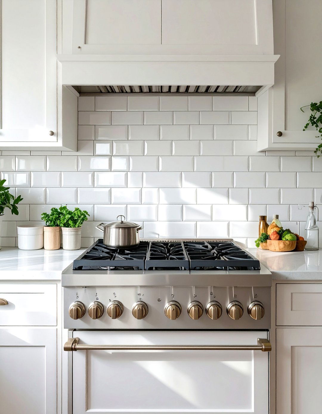Beveled Edge Subway Tile Backsplash - 30 subway tile backsplash ideas