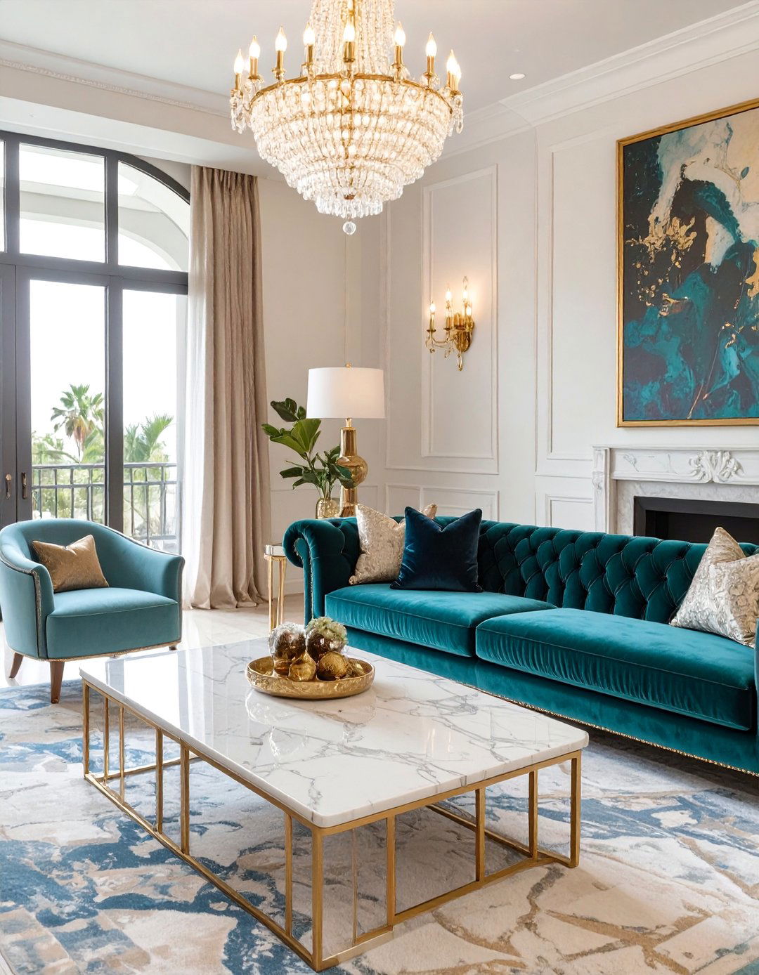 Beverly Hills Luxury Den - 30 california design den ideas