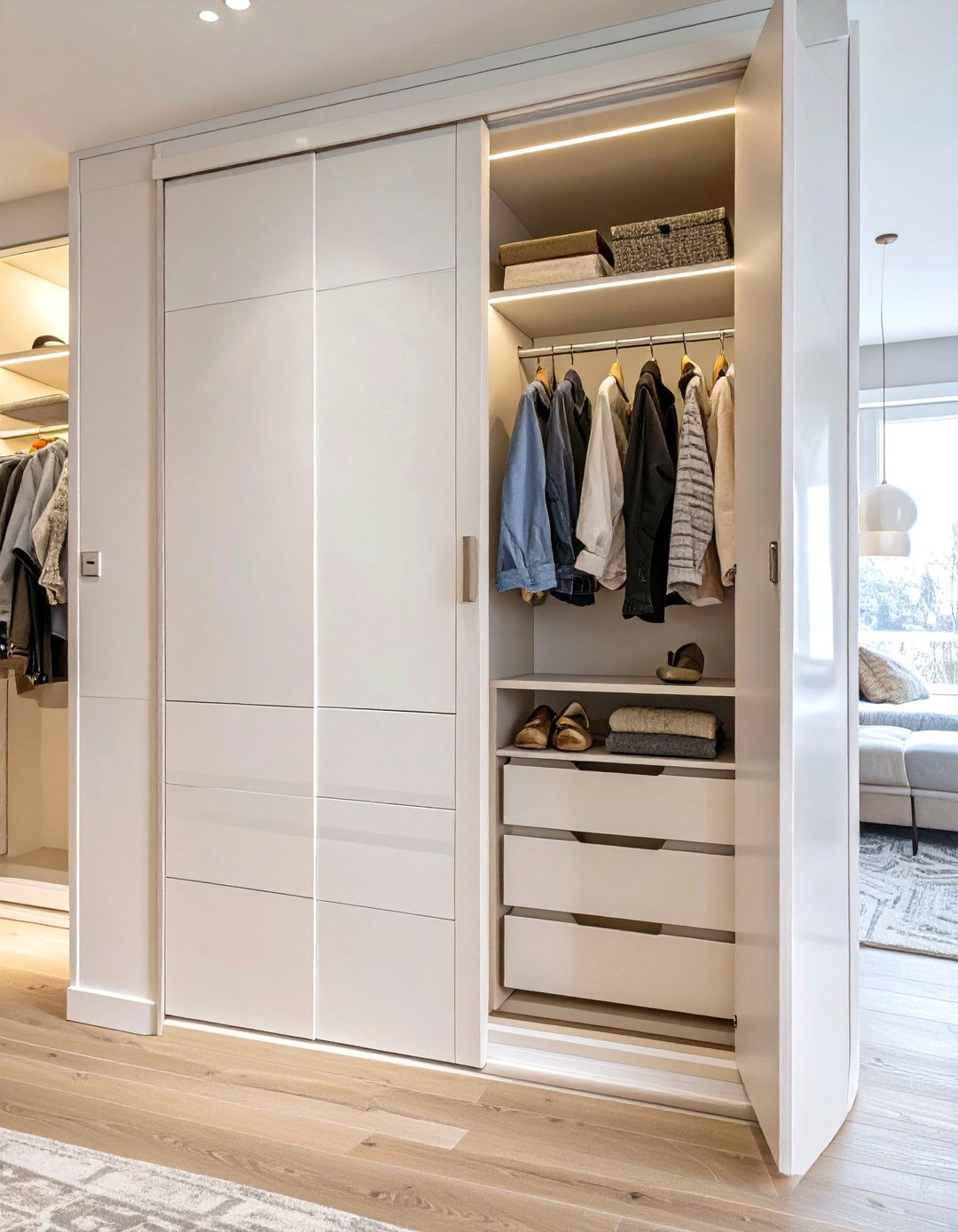 30 Unique Alternative to Closet Door Ideas for You - We Love Home Blog
