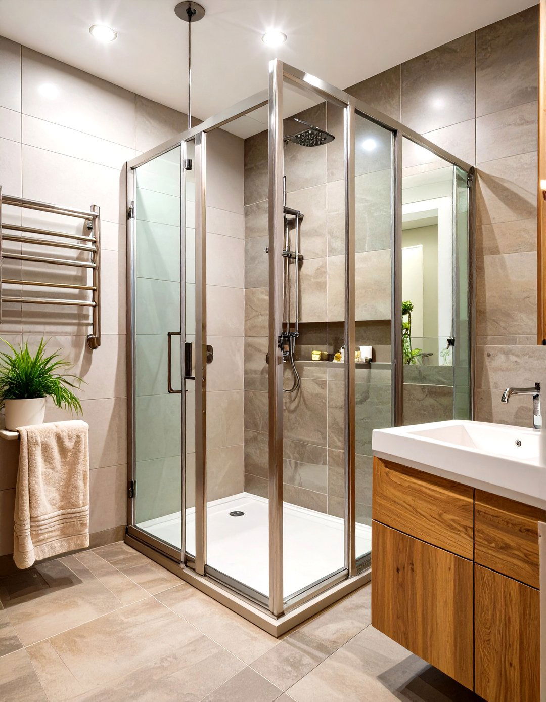 Bi Fold Shower Door - 30 shower door ideas