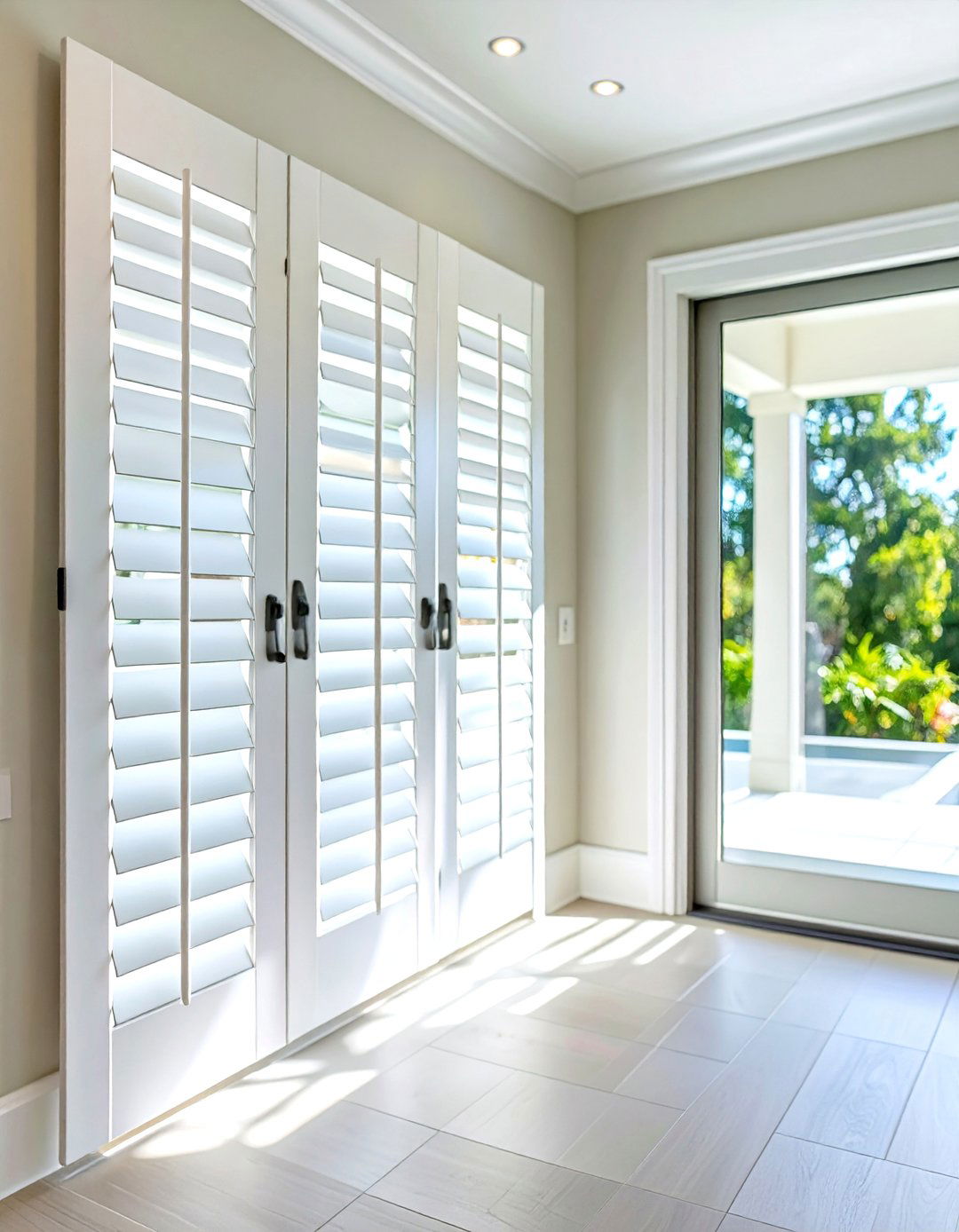 Bi Fold Shutter Panels for Sliding Patio Doors - 30 sliding patio door blinds ideas