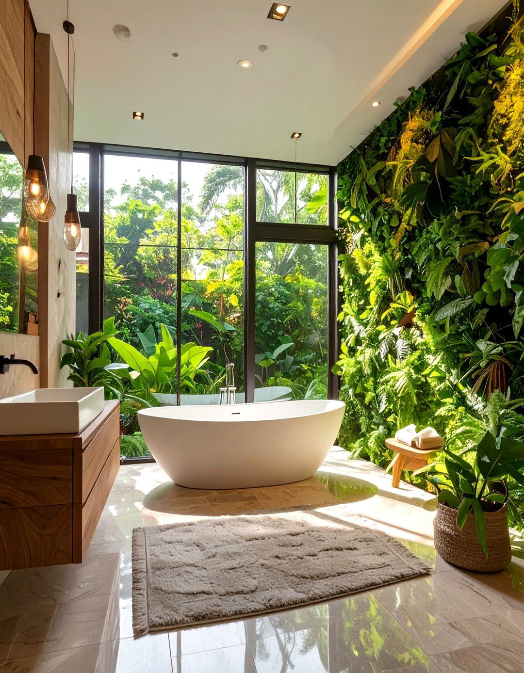 Biophilic Bathroom Design - 30 bathroom trends
