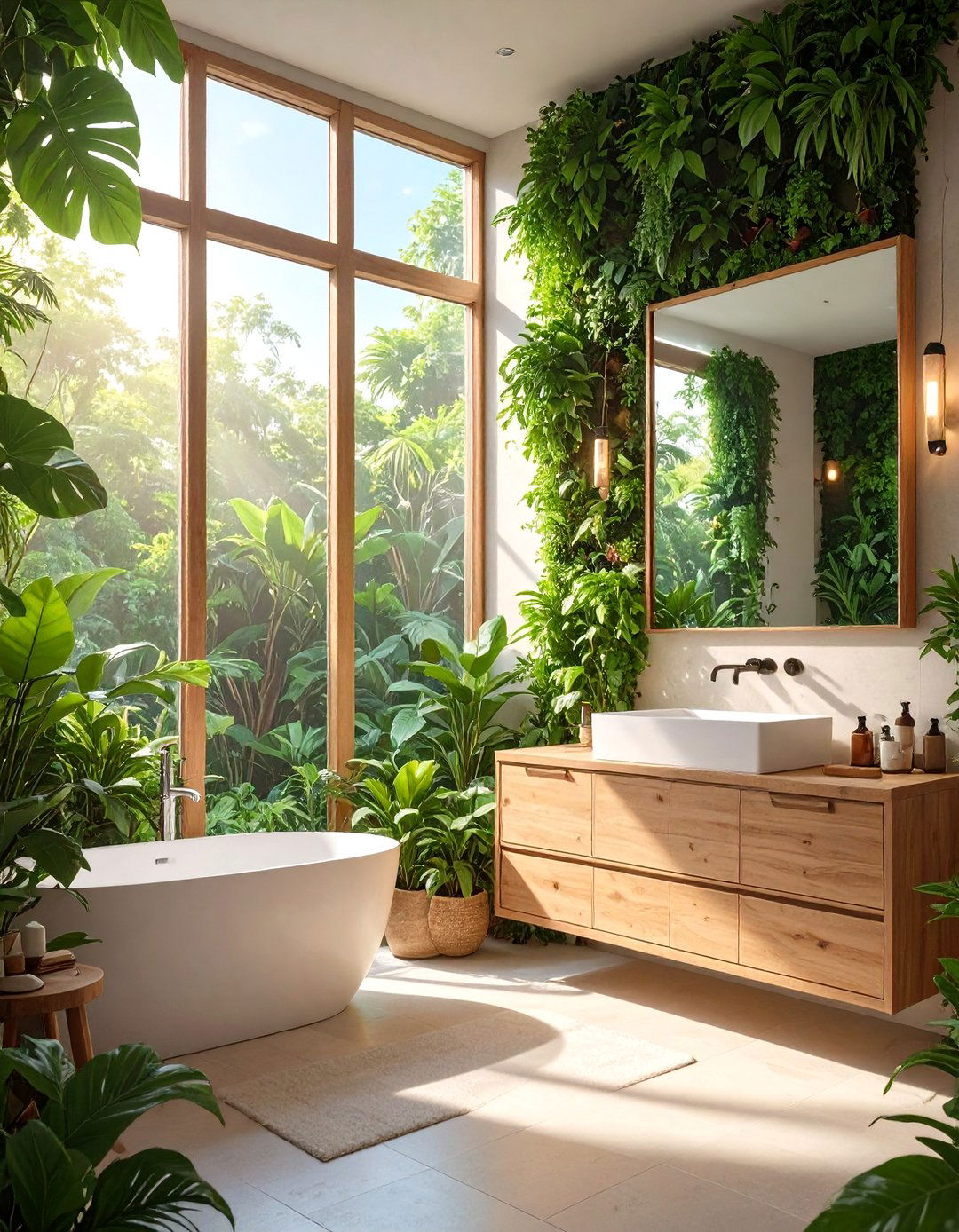 Biophilic Bathroom Design - 30 modern bathroom design photos ideas