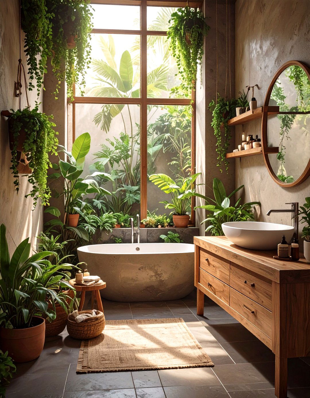 Biophilic Design Apartment Bathroom - 30 apartment bathroom ideas
