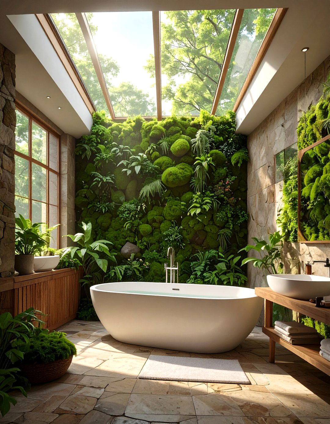Biophilic Design Bathroom - 30 bathroom upgrade ideas