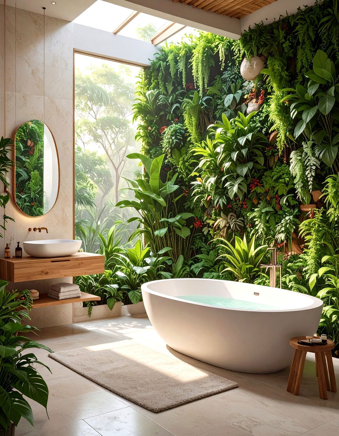 Biophilic Design Bathroom - 30 modern bathroom decor ideas