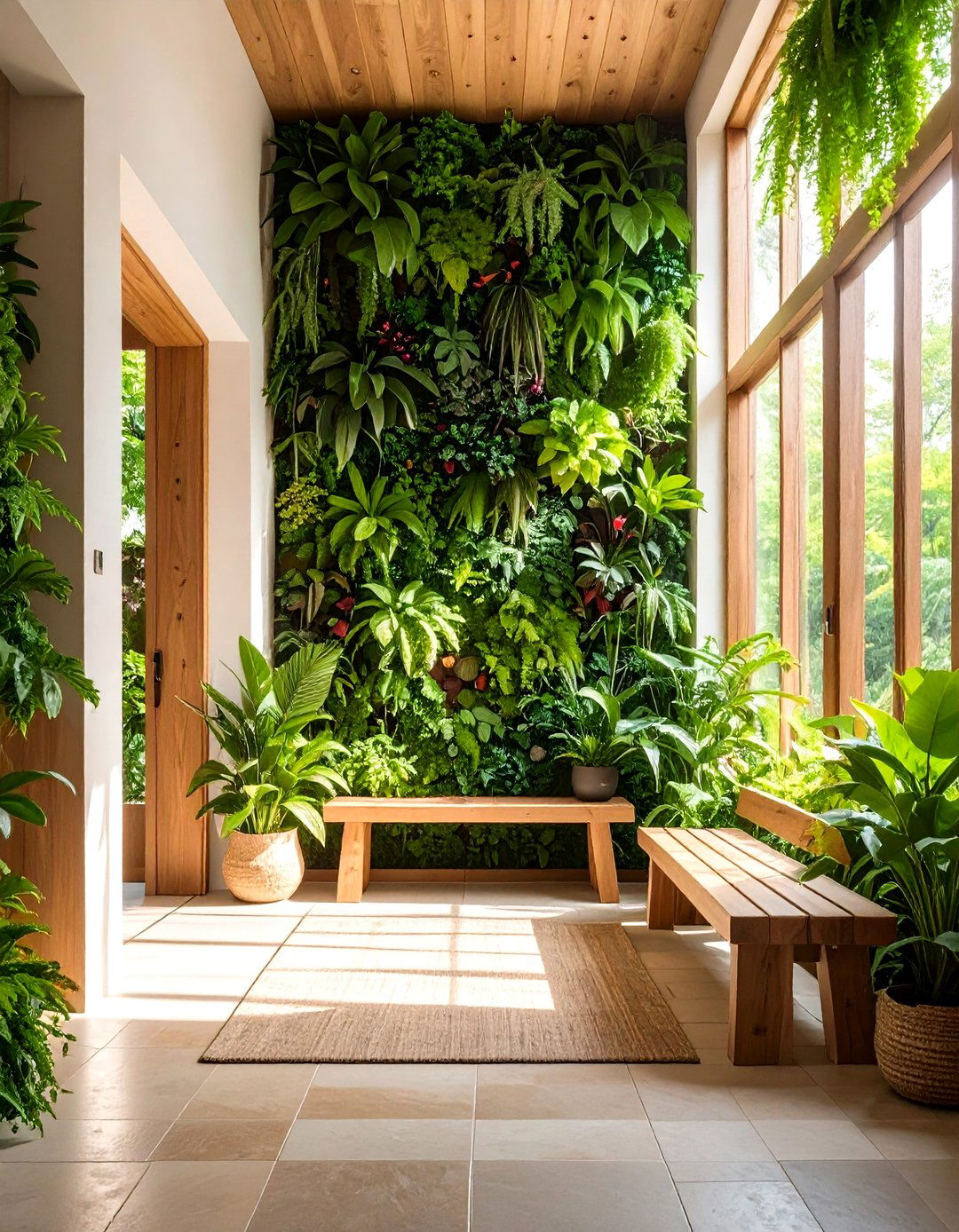 Biophilic Design Entryway - 30 ai entryway makeover ideas