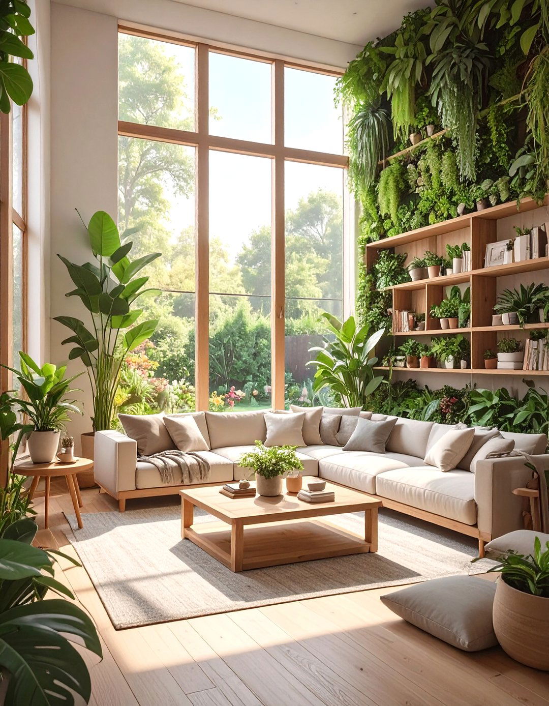 Biophilic Design Family Room - 30 modern family room ideas