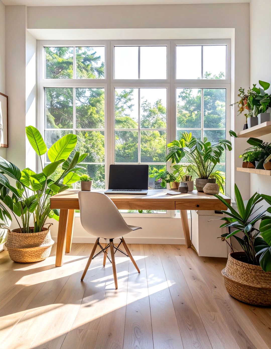 Biophilic Design for a Home Workspace - 30 free home design ideas
