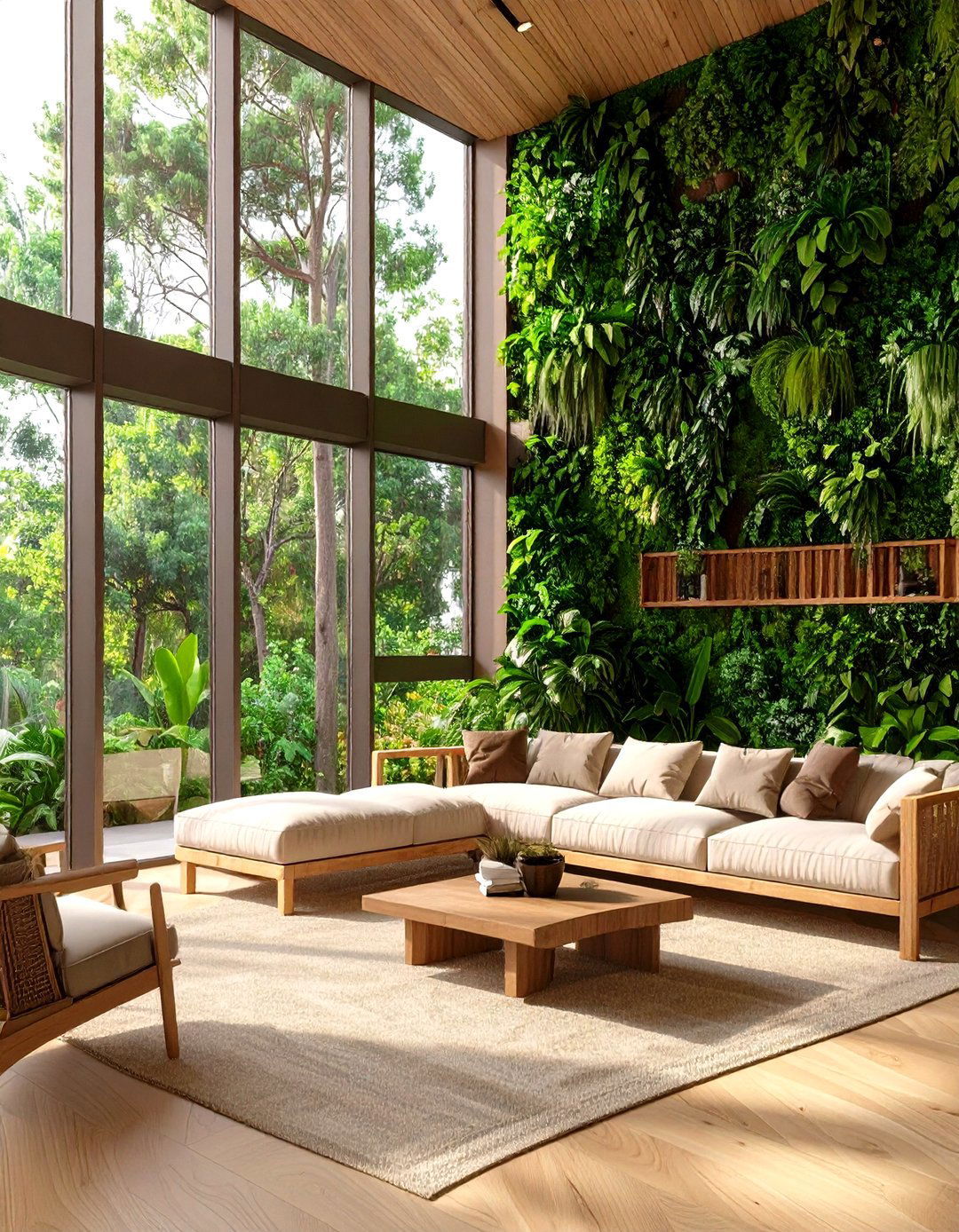 Biophilic Designed Living Room - 30 interior design pictures ideas
