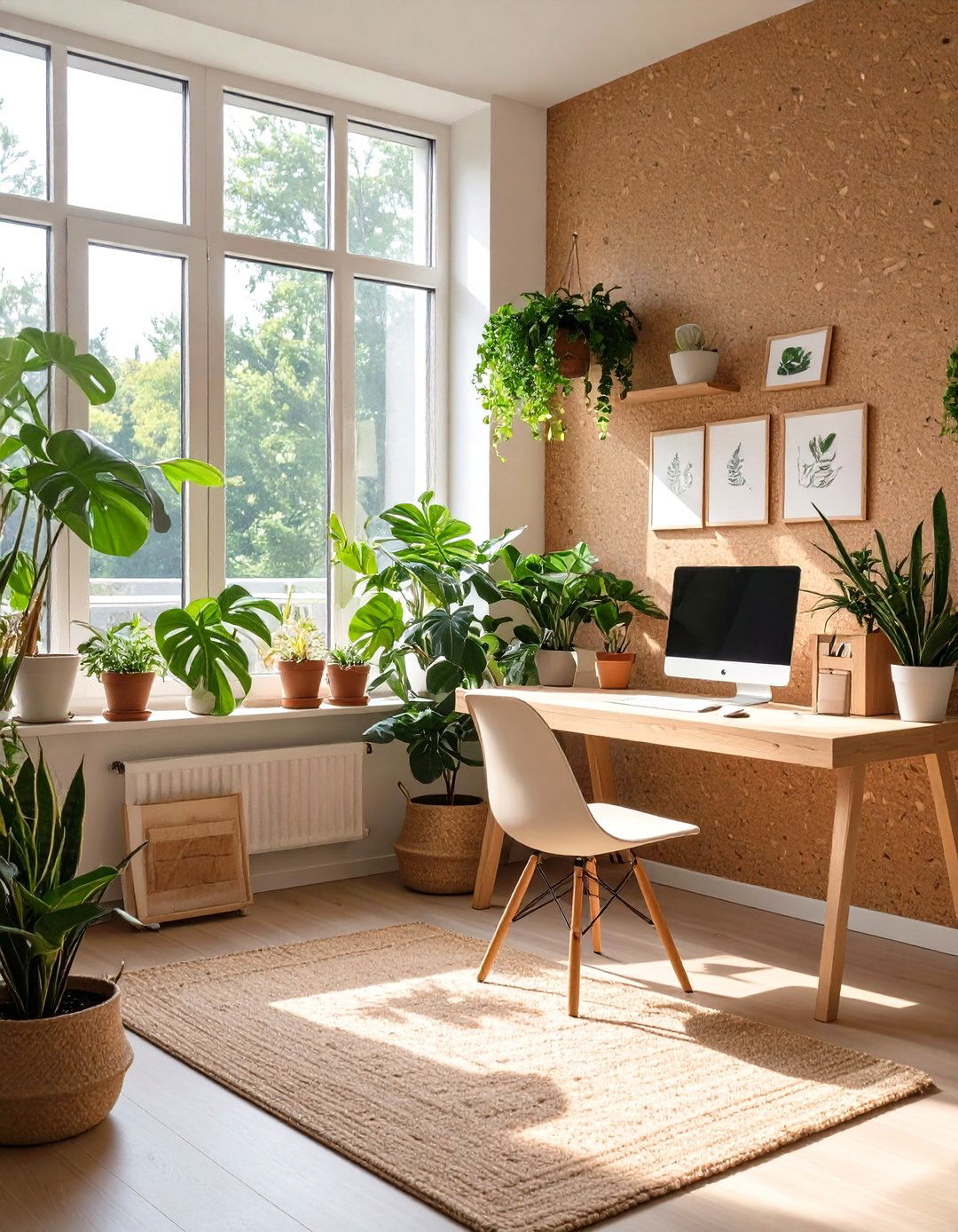 Biophilic Home Office Design - 30 interior design photos ideas