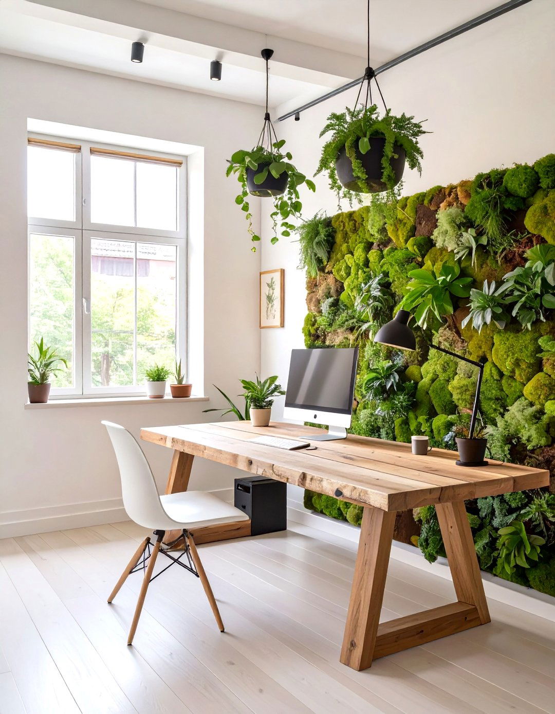 Biophilic Home Office Design - 30 interior design training ideas