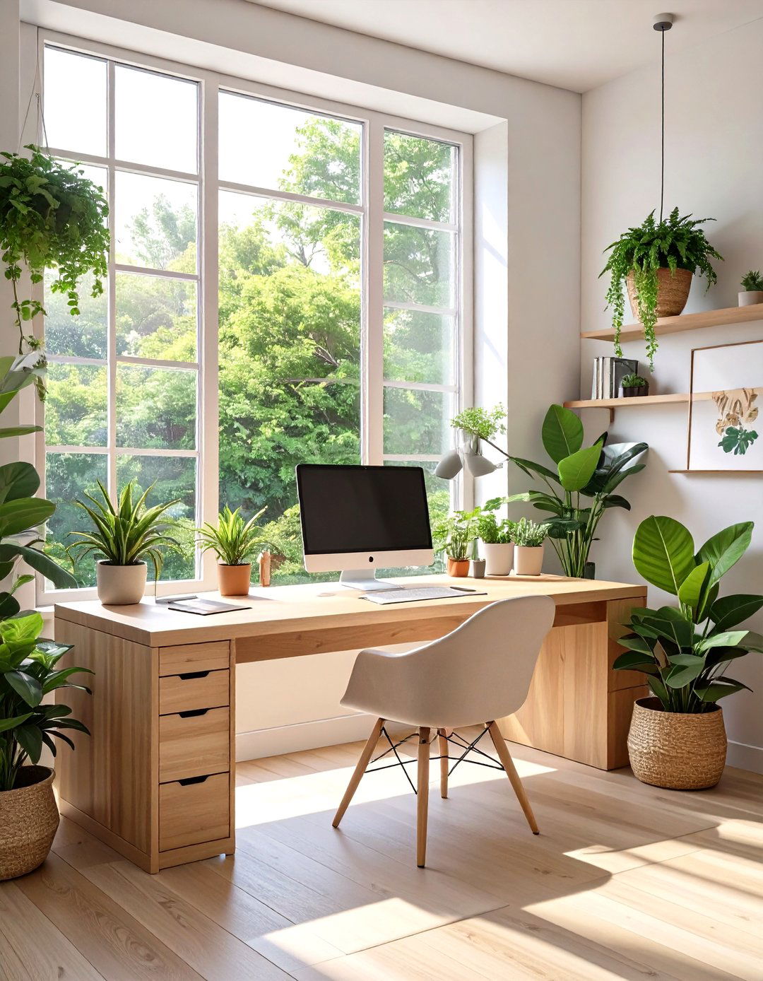 Biophilic Home Office Design - 30 free home design software ideas