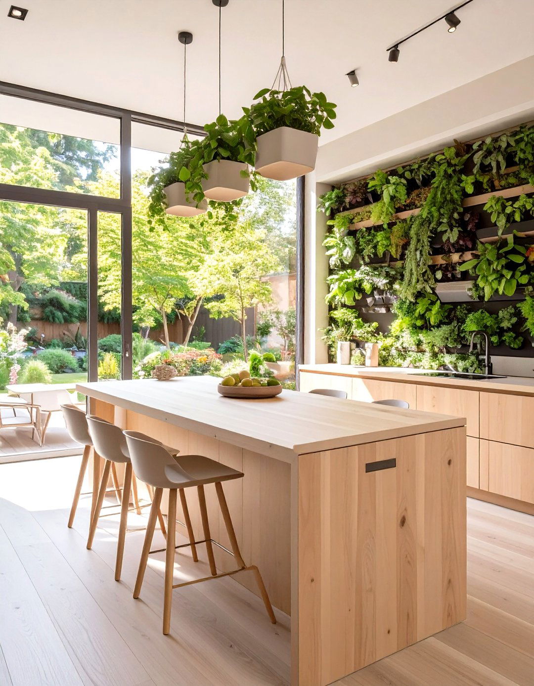 Biophilic Kitchen Diner Concept - 30 interior design drawing ideas