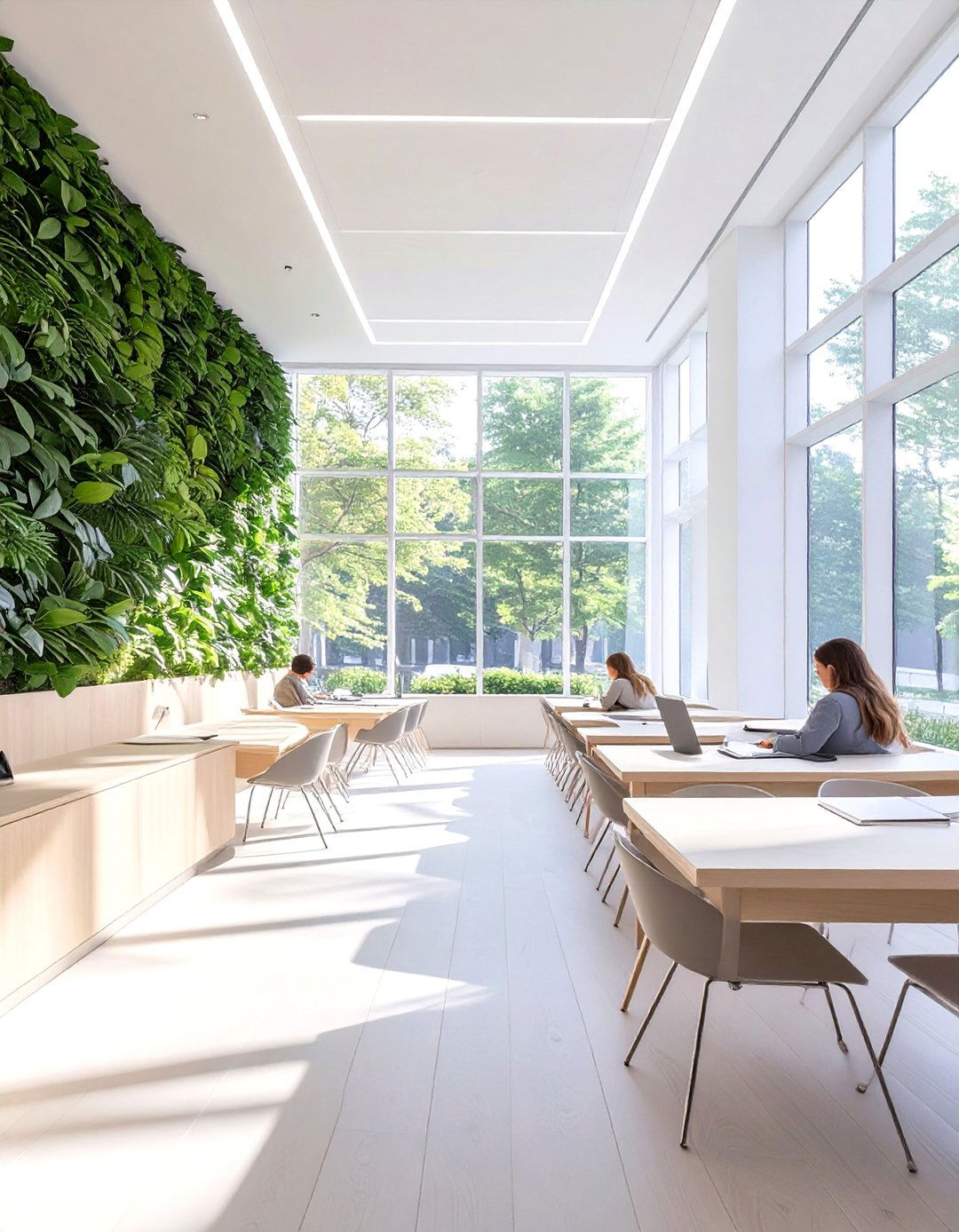 Biophilic Learning Sanctuaries - 30 interior design colleges ideas
