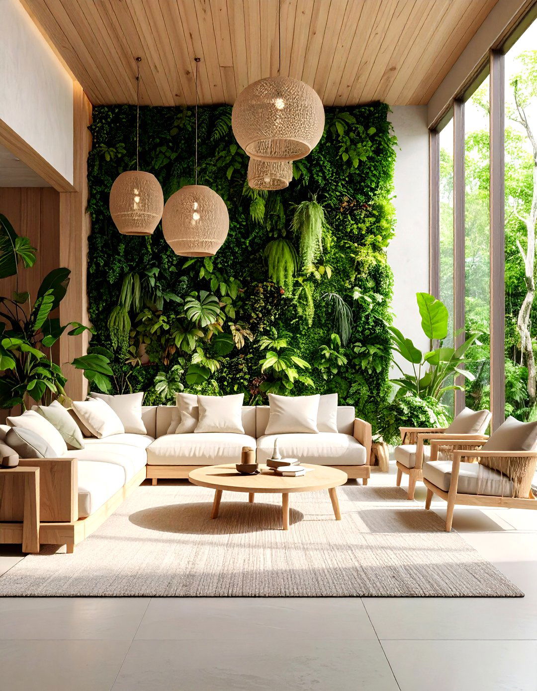 Biophilic Living Room Design - 30 living room furniture design ideas