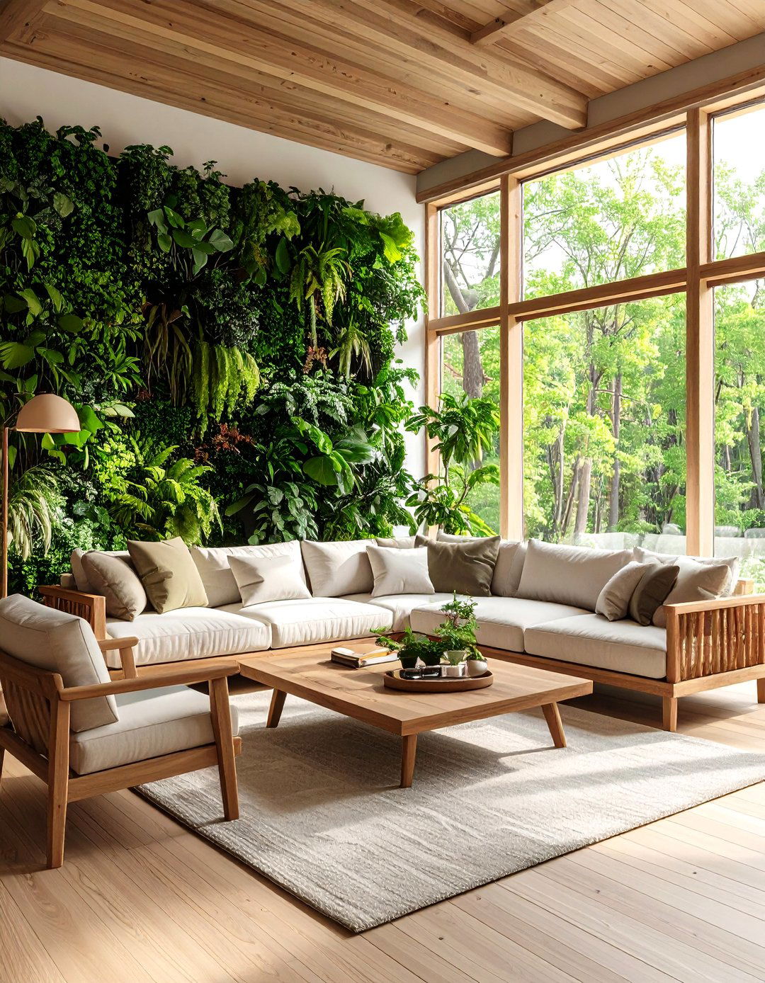 Biophilic Living Room Design - 30 aesthetic living room ideas
