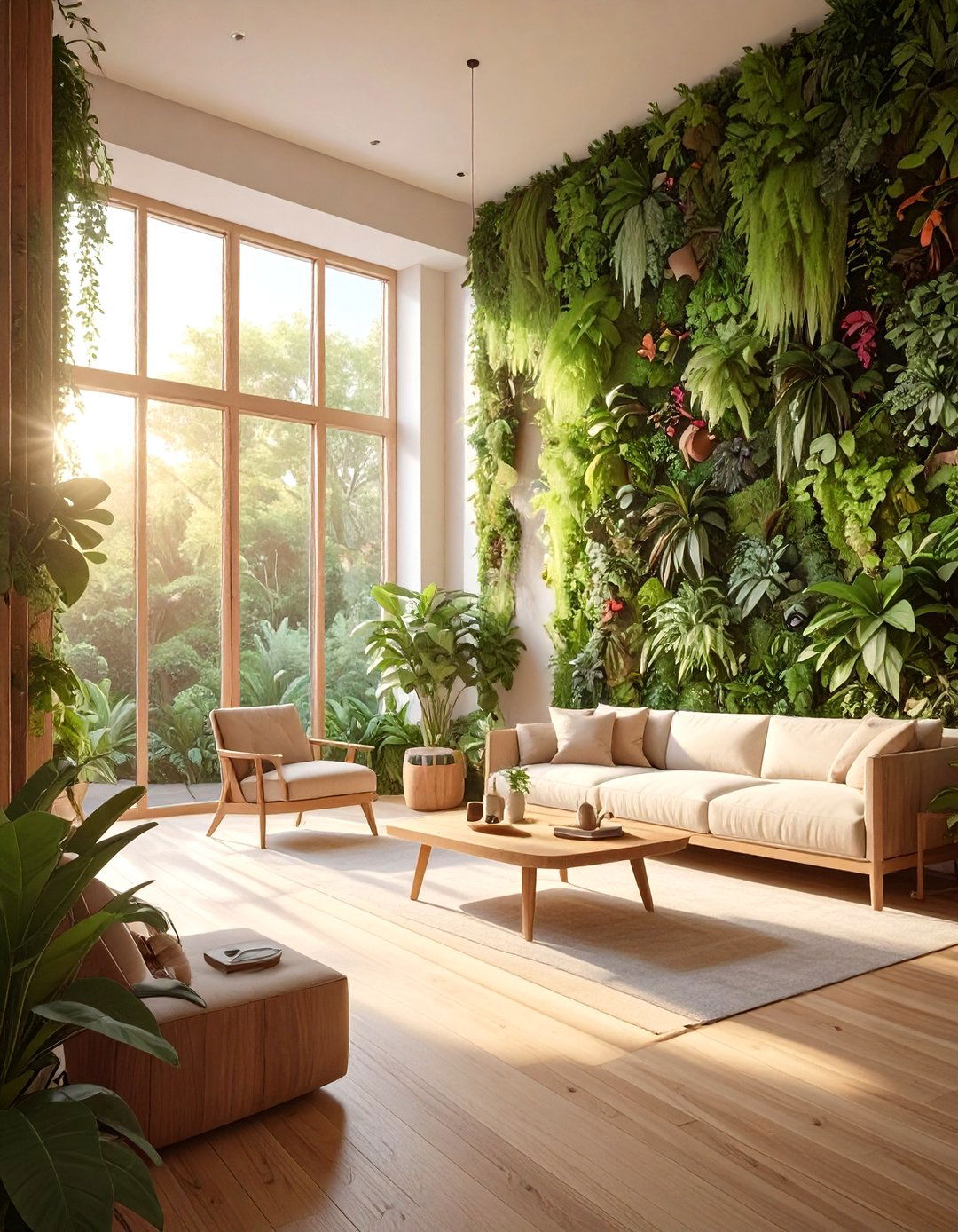 Biophilic Oasis Interior Design - 30 modern home decor ideas