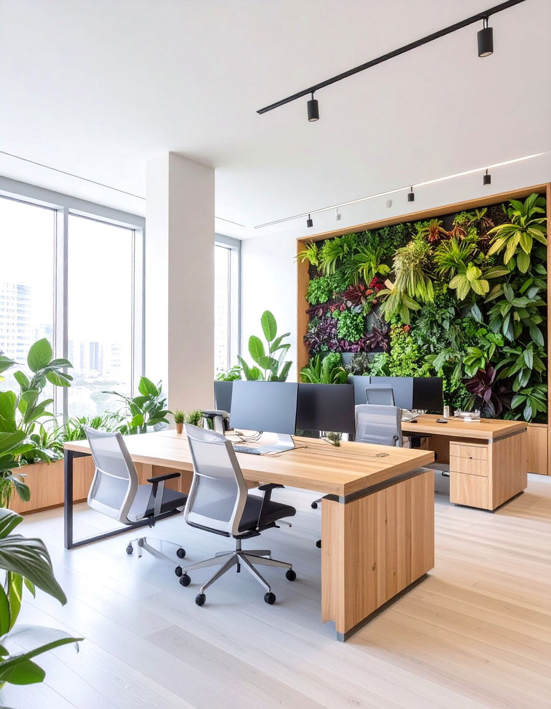 Biophilic Oasis Office Design - 30 corporate office interior design ideas