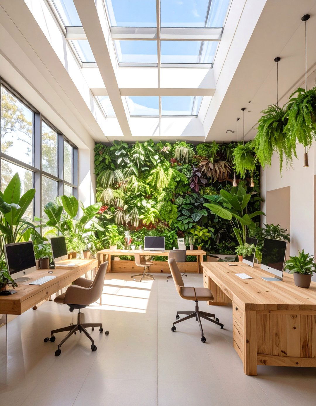 Biophilic Sanctuary Office - 30 modern office ideas