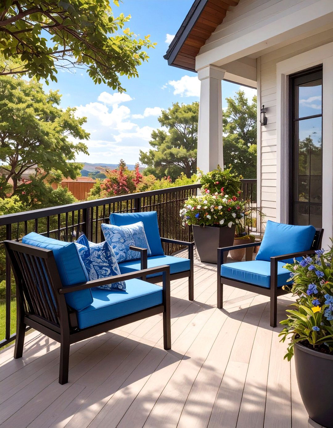 Black Aluminum Horizontal Railing - 30 modern horizontal deck railing ideas