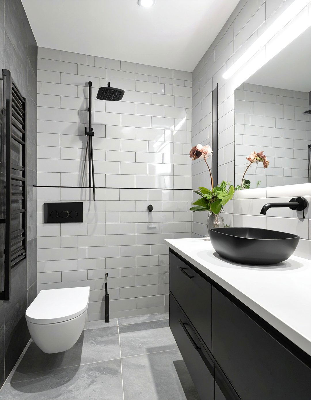 Black Fixtures Bathroom - 30 bathroom ideas modern