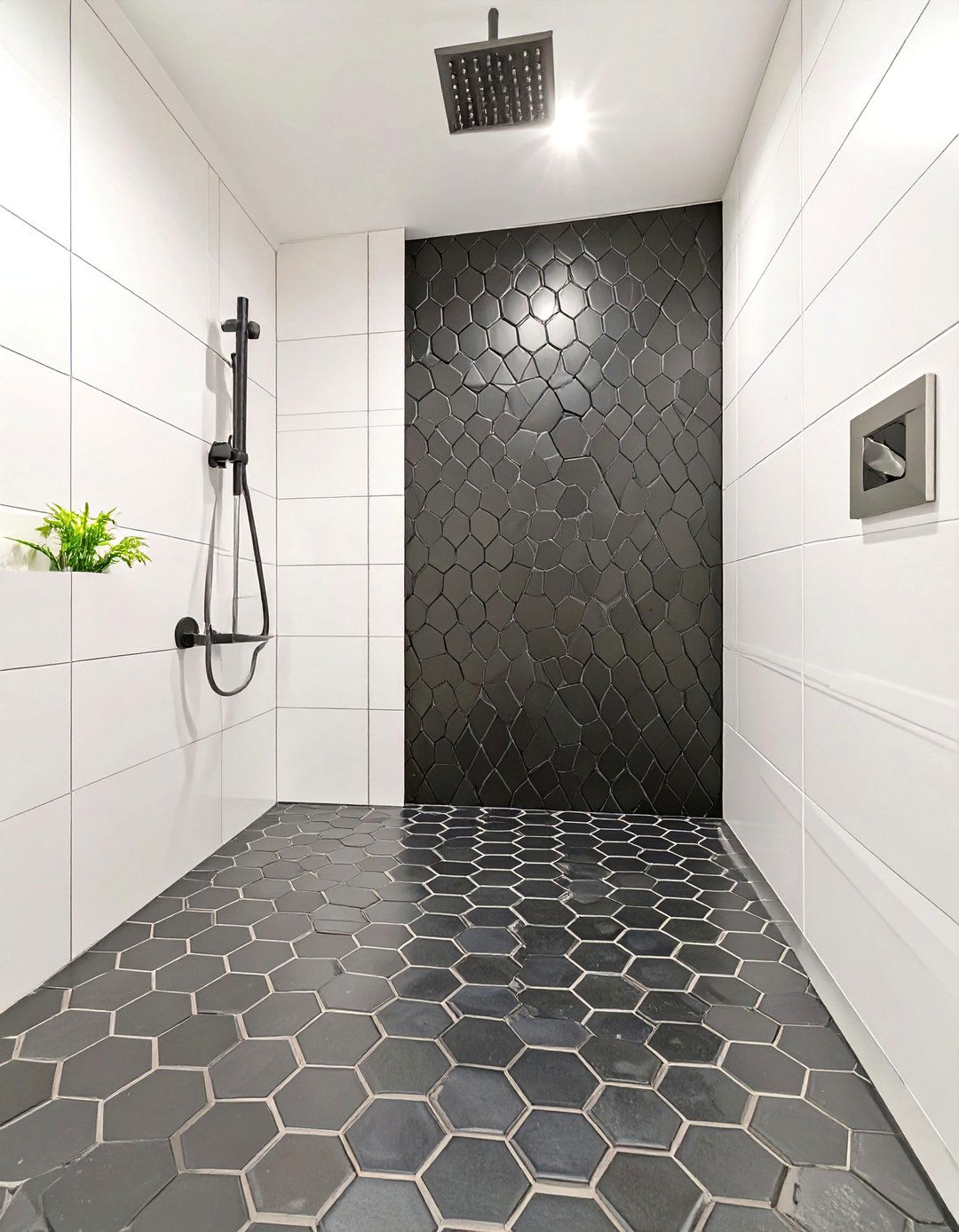 30 Black Shower Tile Ideas for a Bold Modern Bathroom - We Love Home Blog