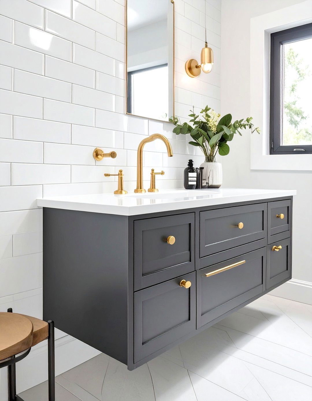Black Matte Studio Vanity - 30 studio design collection vanity ideas