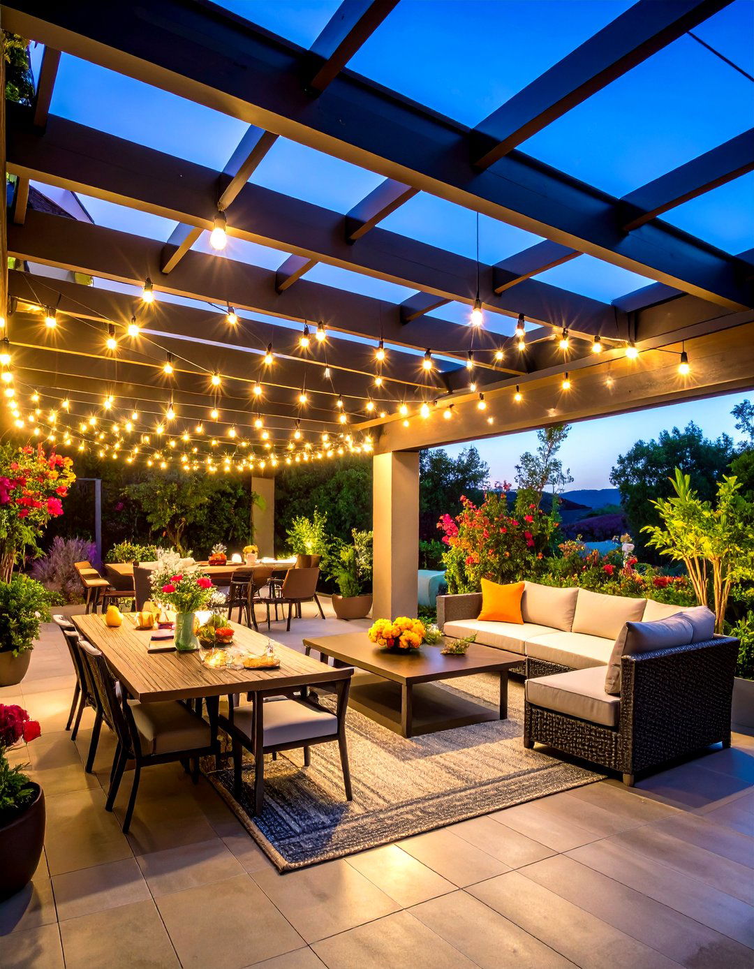 Black Painted Patio Ceiling - 30 patio ceiling ideas