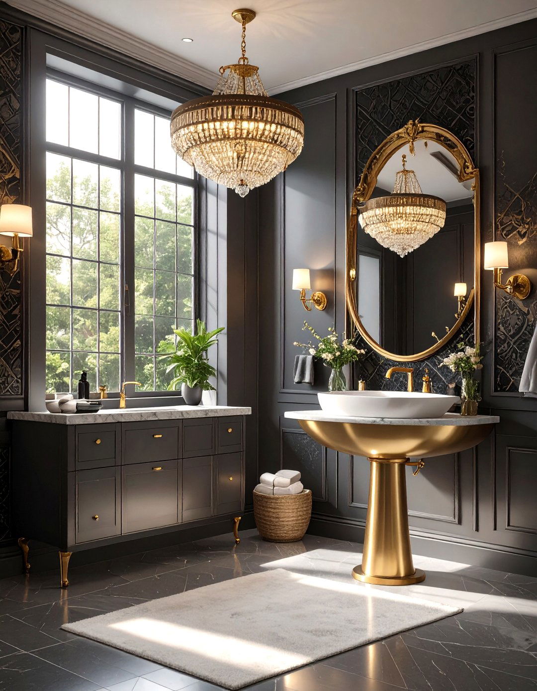 30 Black Bathroom Ideas for a Sleek and Moody Look - We Love Home Blog