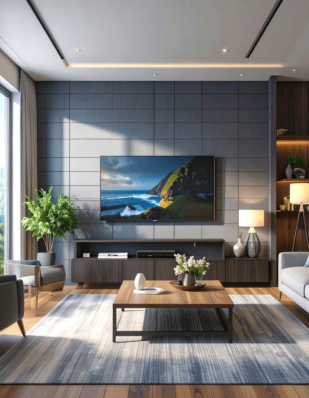 30 TV Accent Wall Ideas to Enhance Your Living Room - We Love Home Blog