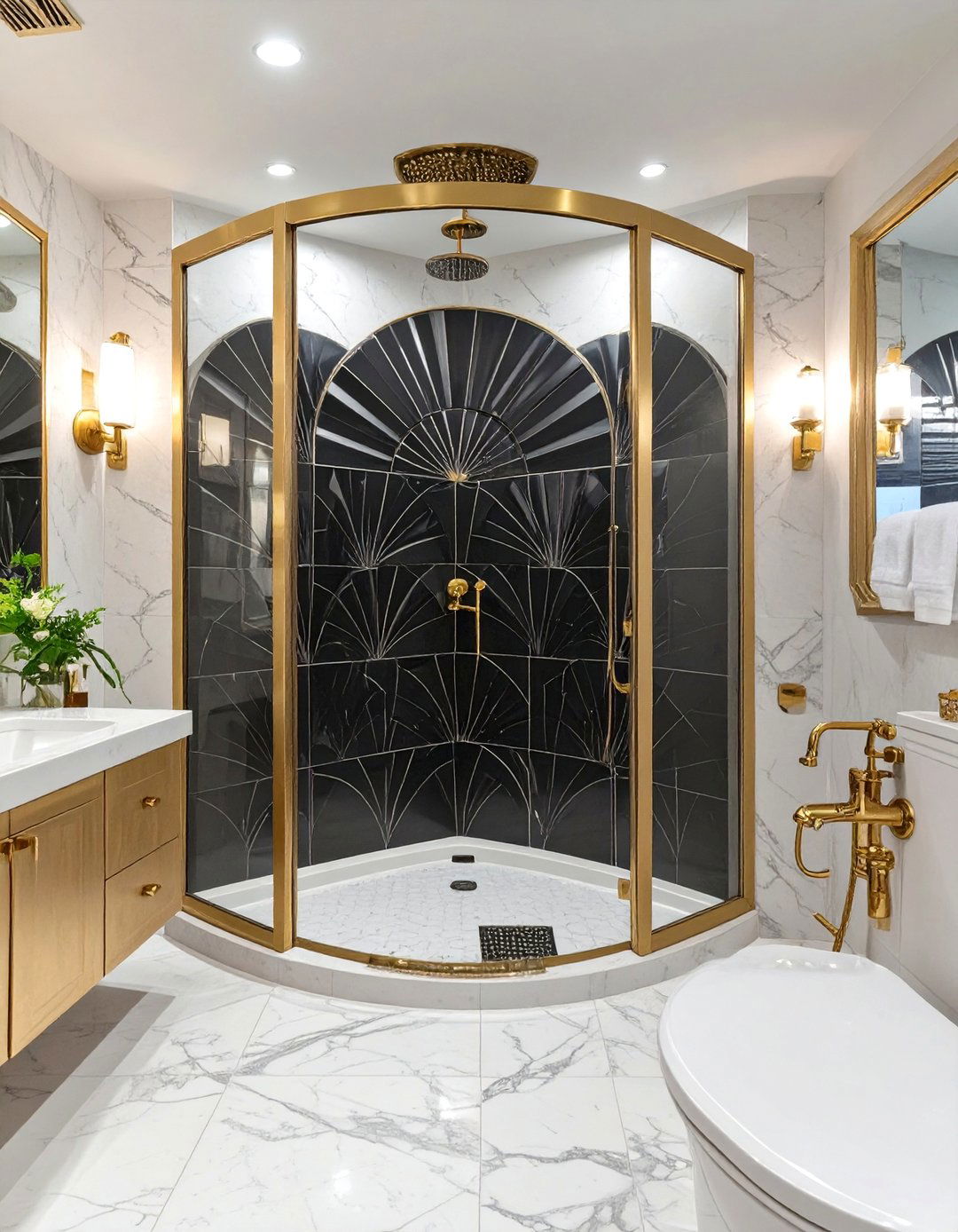 30 Black Shower Tile Ideas for a Bold Modern Bathroom - We Love Home Blog