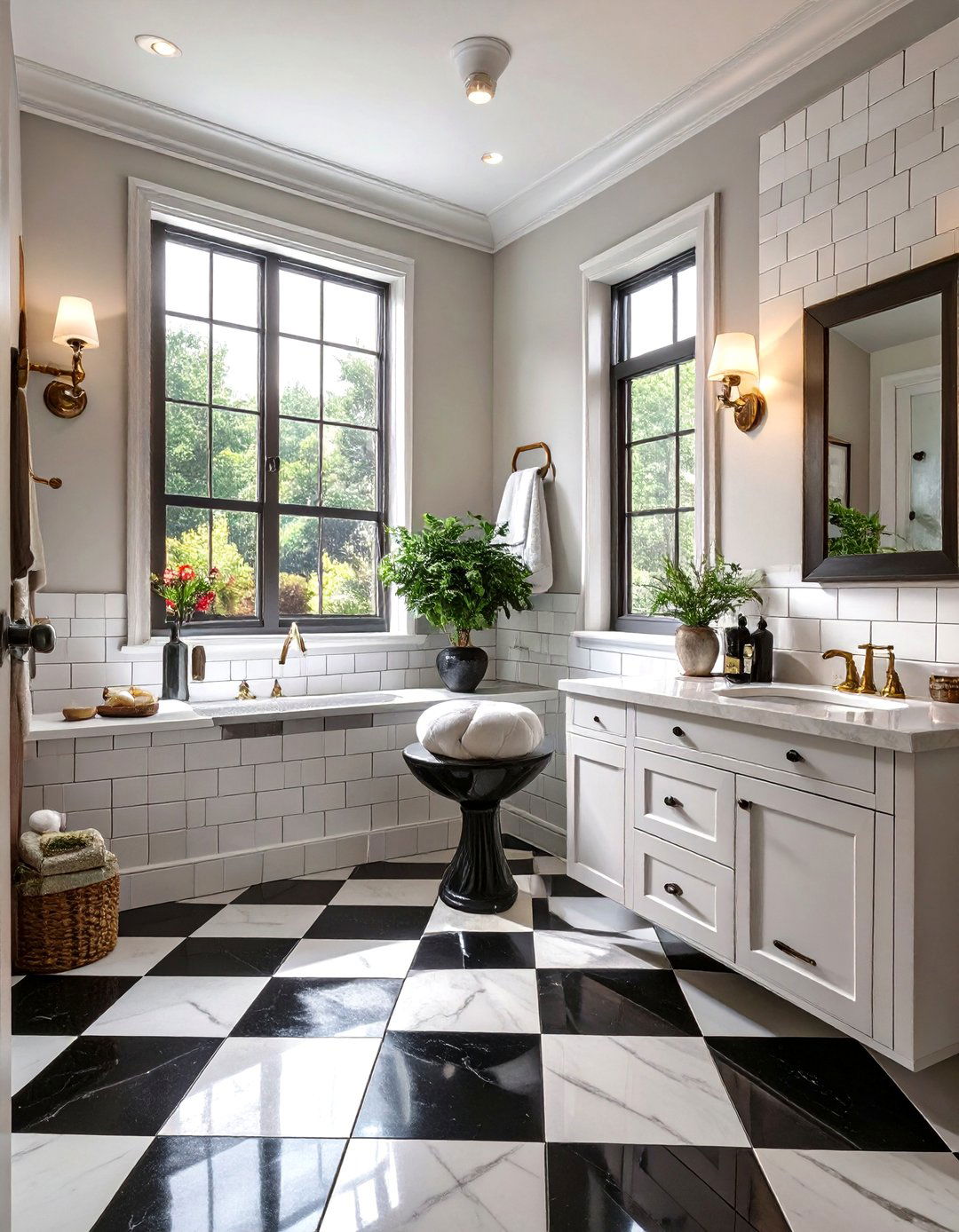 Black and White Bathroom - 30 bathroom ideas decor