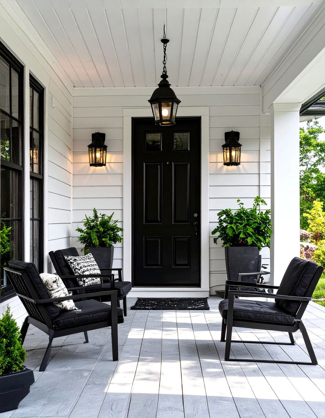 30 House Modern Front Porch Ideas for a Sleek Entrance - We Love Home Blog