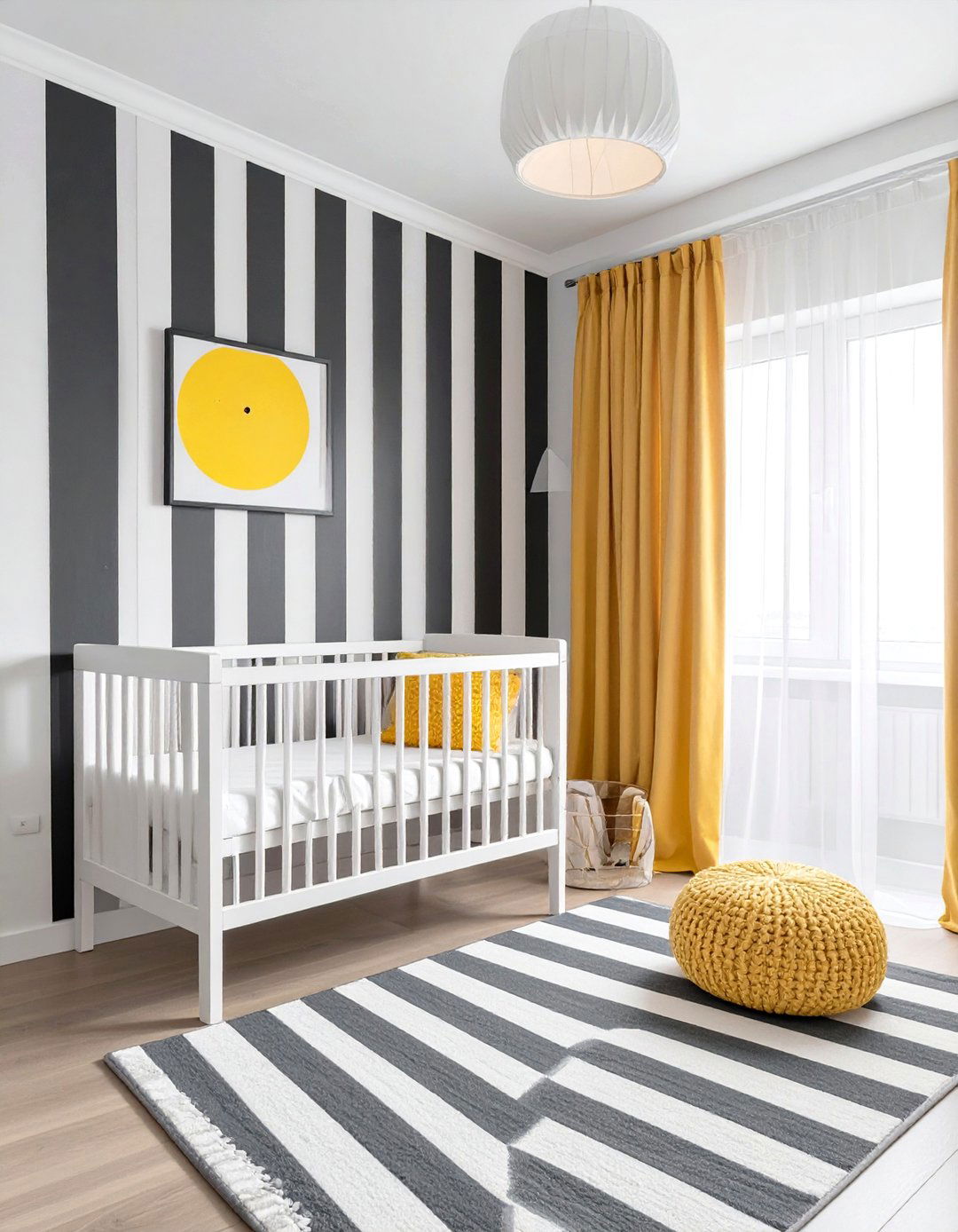 Black and White Graphic Nursery - 30 boys nursery ideas