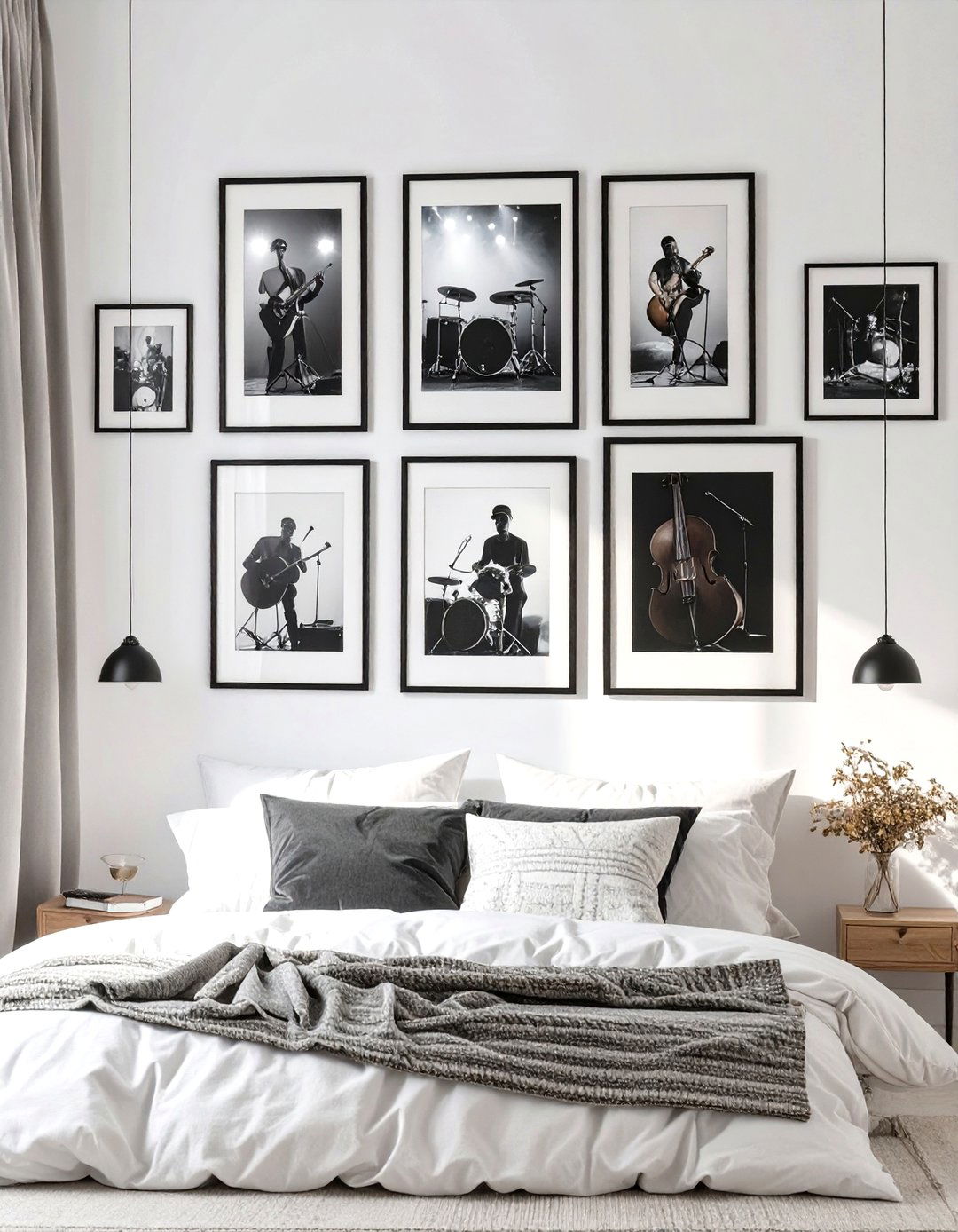 Black and White Music Photography - 30 spotify bedroom trend