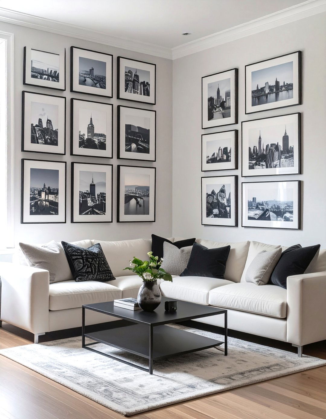 Black and White Photography Gallery - 30 wall pictures for living room ideas
