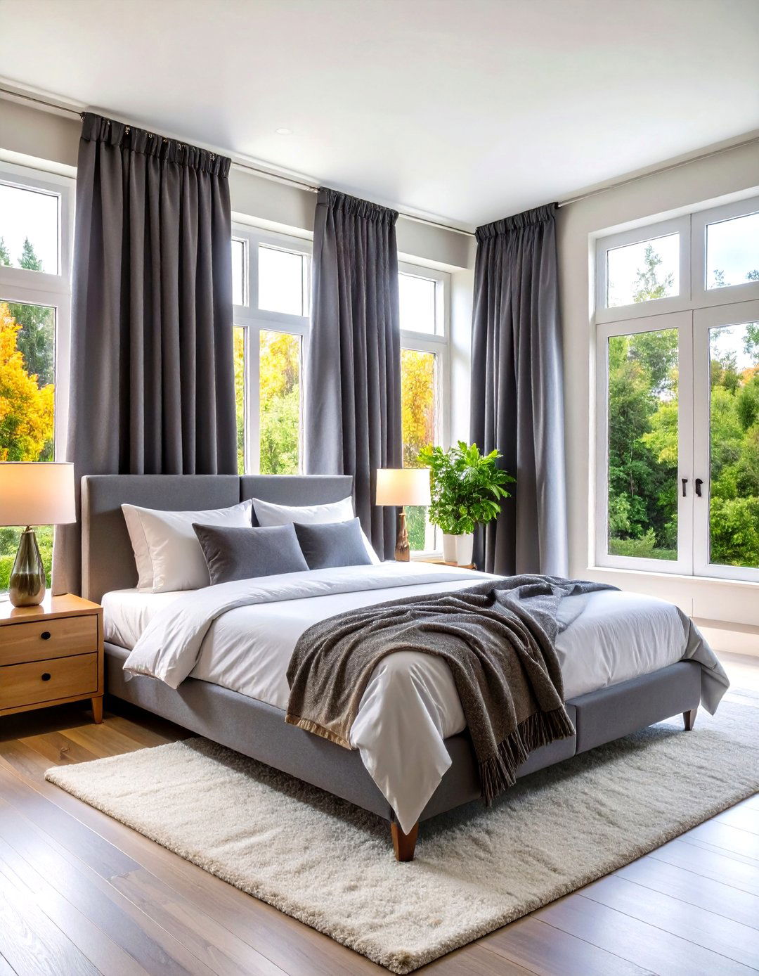 Blackout Curtains for a Dark Bedroom - 30 relaxing bedroom ideas
